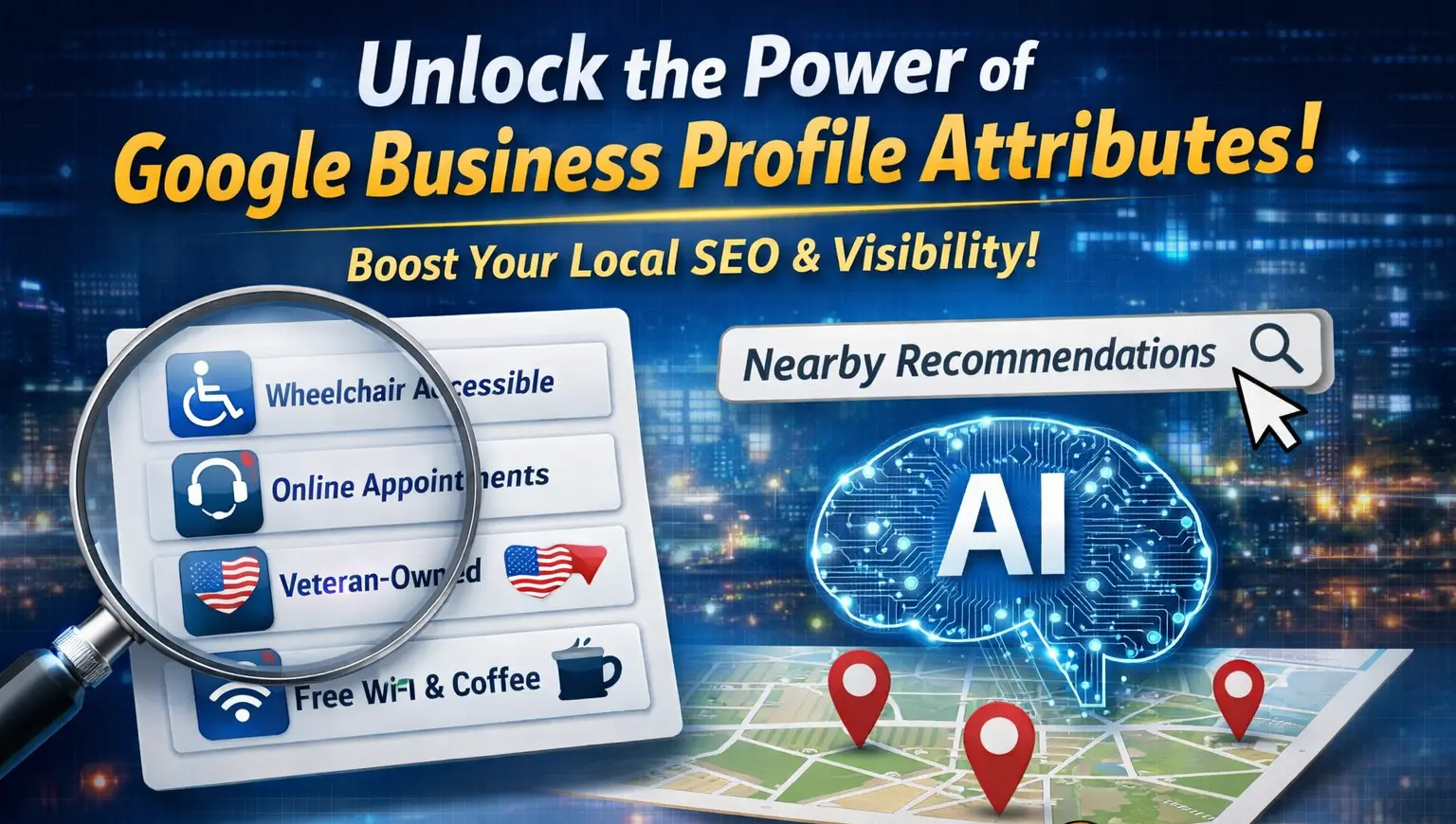Boost local SEO rankings with Google Business Profile attributes and AI-based GBP profile optimization
